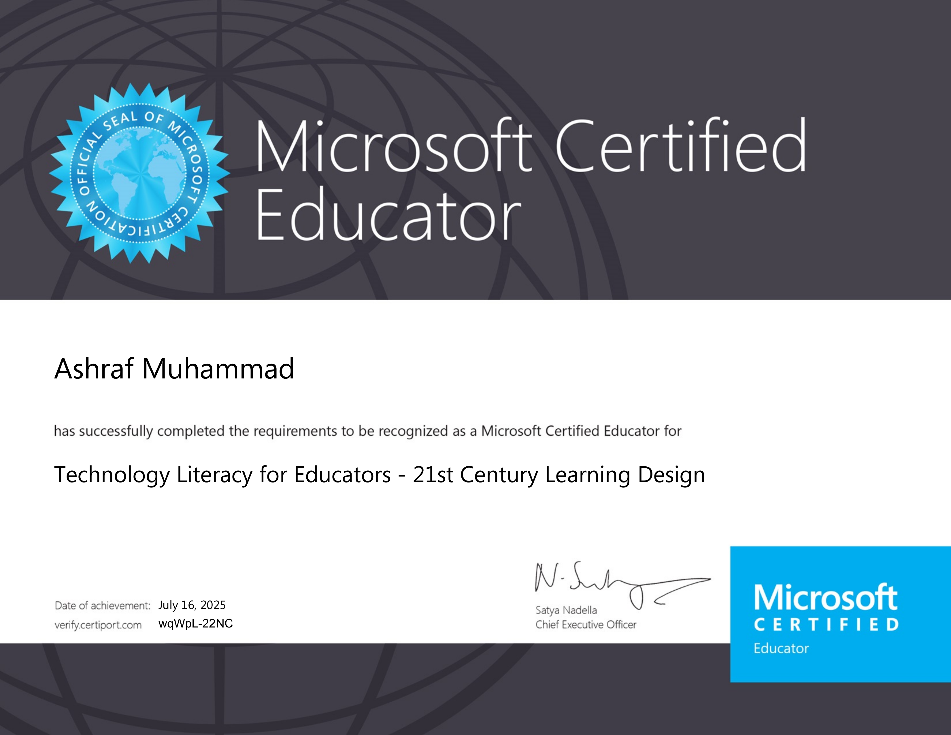 Microsoft Certified Educator